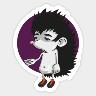 beggar hedgehog Sticker